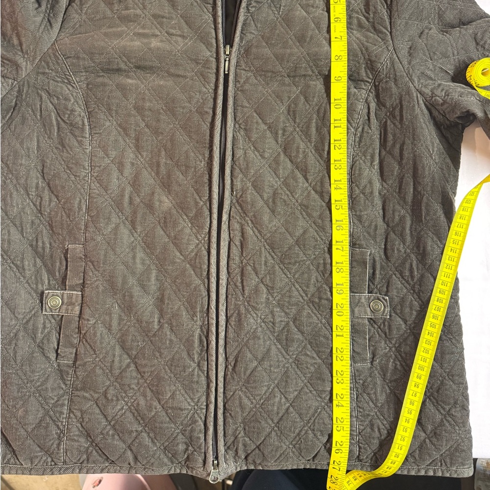 Croft & Barrow Quilted Jacket in Dark Brown - Picture 5 of 8